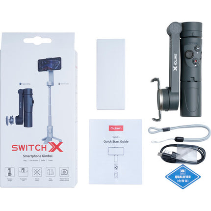 Sirui DKSD Duken Switch X estabilizador smartphone con batería 1000mAh y trípode telescópico