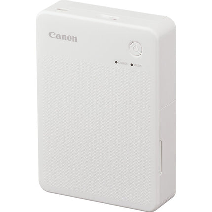 Impresora fotográfica compacta Canon SELPHY QX20 blanca con batería recargable y resolución 287 x 287 dpi