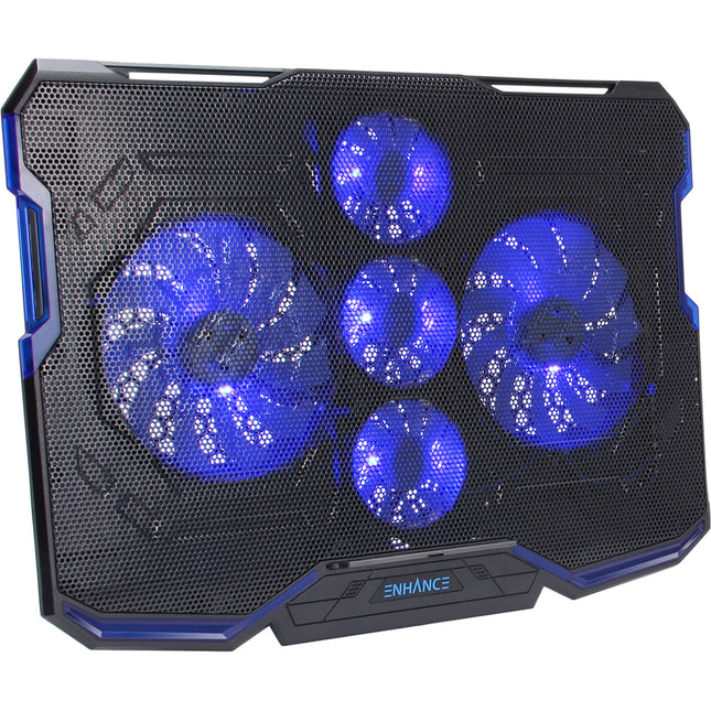 Enhance Cryogen 2 Base Refrigerante para Portátil Azul con 2 Ventiladores 130mm y Control LED