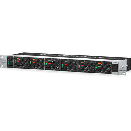 Behringer HA6000 Amplificador Mezclador y Distribuidor de Auriculares 6 Canales con EQ de 2 Bandas y Medidor LED