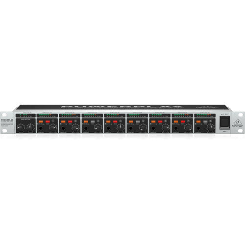 Behringer HA8000 Amplificador de Auriculares Estéreo 8 Canales 16 Salidas 2 Entradas Estéreo