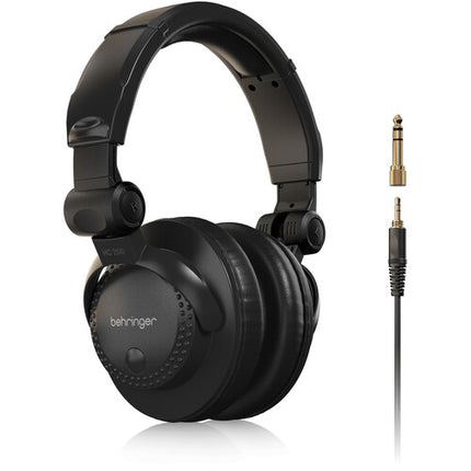 Behringer HC 200 Auriculares DJ Cerrados con Drivers de 57 mm y Adaptador 1/4"