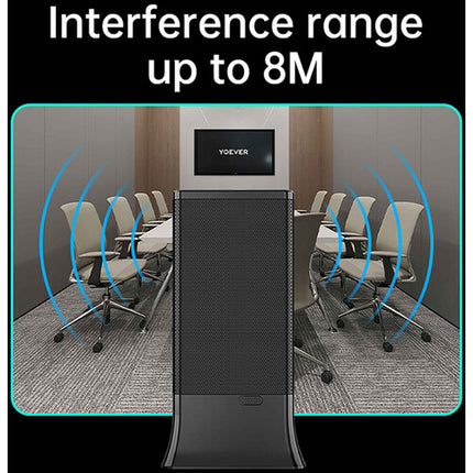 KJB Security Products NG3700 Tabletop 26ft Range 360° Detiene Audio y Video