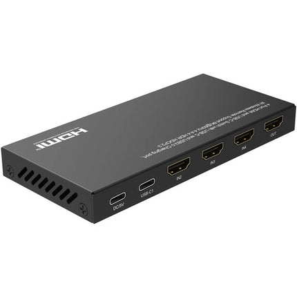 DVDO 8K 4x1 con 1 USB-C y 3 HDMI entradas 8K60 48 Gb/s HDR10+