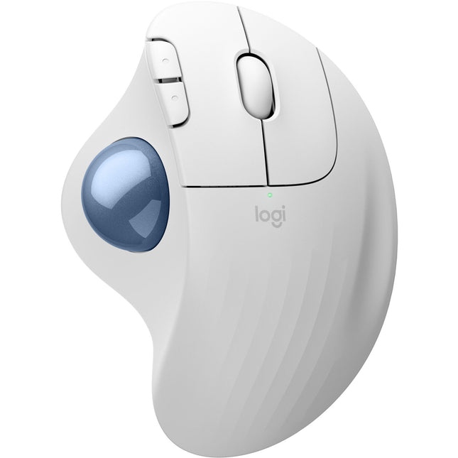 Logitech Ergo M575S Ratón Trackball Inalámbrico Bluetooth 2000 dpi Off-White