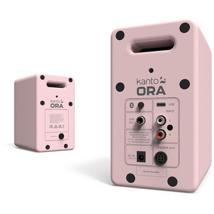 Kanto Living ORA altavoces activos inalámbricos de escritorio 50W RMS 3 pulgadas rosa mate