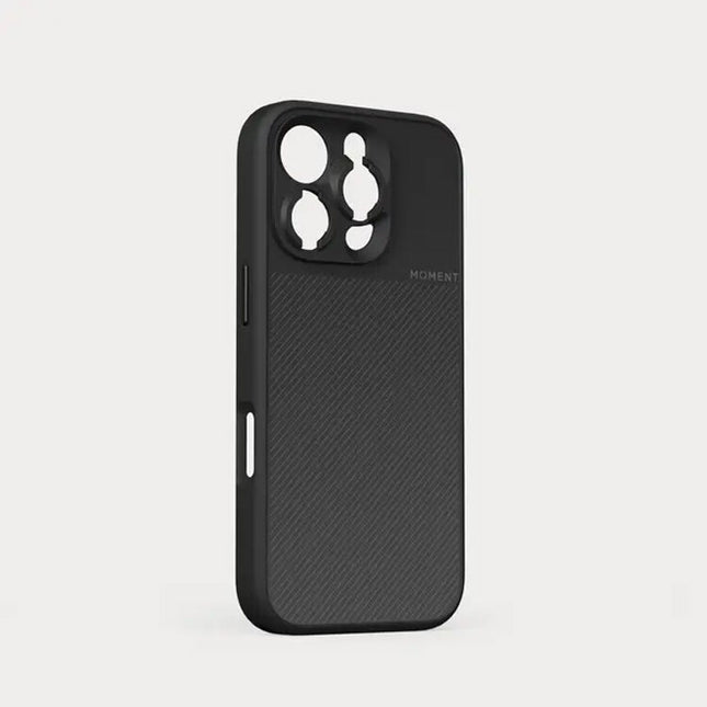Funda Moment para iPhone 16 Pro Montura para lentes T-Series Negro