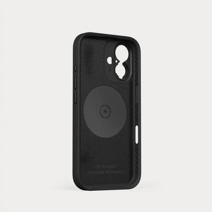 Funda Moment para iPhone 16 Plus Montura para lentes T-Series negro
