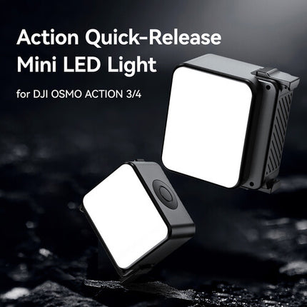 Ulanzi LM18 Luz LED Mini Diurna con Adaptador Expansión para DJI Osmo Pocket 3 5600K 8 Horas
