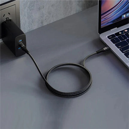 omnicharge Cable USB-C 100W 0.9m Nylon Trenzado Carga Rápida