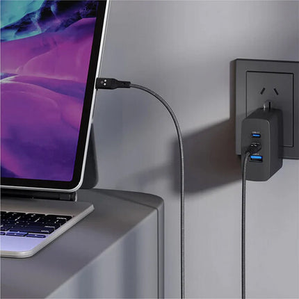 omnicharge Cable USB-C 100W 0.9m Nylon Trenzado Carga Rápida