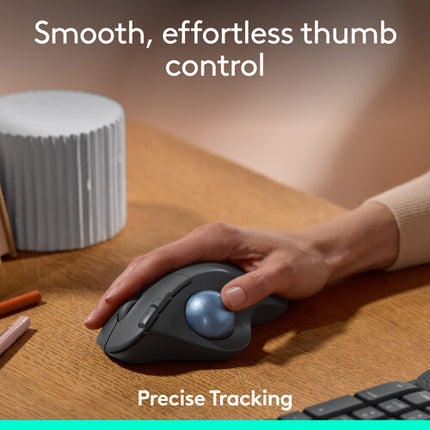Logitech Ergo M575S Ratón Inalámbrico Trackball 2000 dpi Bluetooth