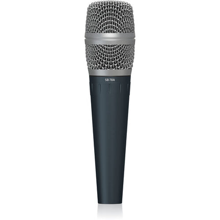 Behringer SB 78A Micrófono Condensador Cardioide de Mano 136 dB con Filtro y Funda