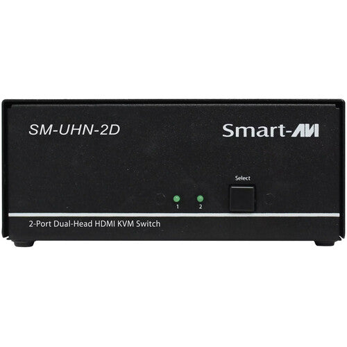 Smart-AVI Interruptor KVM HDMI 2 Puertos Dual Con Audio USB 2.0 4K 3840x2160