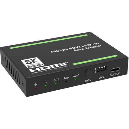 DVDO 8K HDMI 2.1 Extractor de Audio con eARC para Receptores AV 48Gbps 8K60 12-Bit