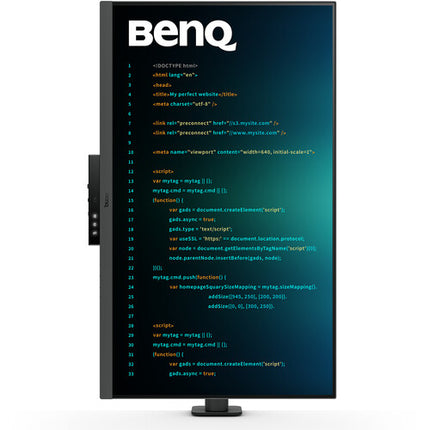 BenQ RD320UA Monitor de programación 31.5" 4K UHD HDR con Ergo Arm 400 nits 5 ms