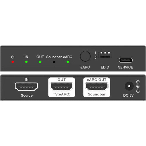DVDO 8K HDMI 2.1 Extractor de Audio con eARC 48Gbps 8K60 12Bit para barras de sonido