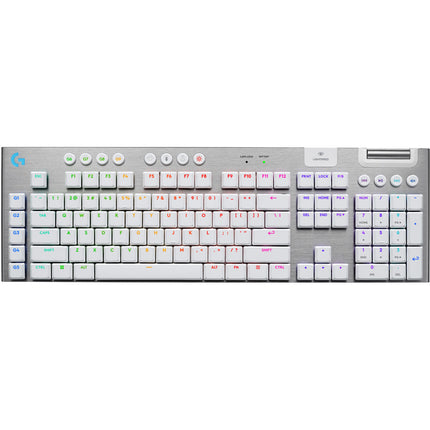 Logitech G G915 X LIGHTSPEED Teclado Mecánico Gamer Inalámbrico RGB Blanco GL Táctil Bluetooth USB-C