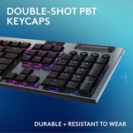 Logitech G G915 X LIGHTSPEED Teclado mecánico inalámbrico RGB Bluetooth Carbon