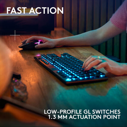 Logitech G G915 X TKL Teclado Mecánico Gaming Inalámbrico RGB Linear
