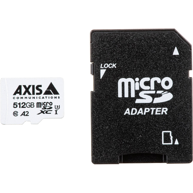 Axis Communications Tarjeta microSDXC para vigilancia 512GB UHS-I V30 con adaptador SD