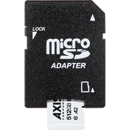 Axis Communications Tarjeta microSDXC para vigilancia 512GB UHS-I V30 con adaptador SD