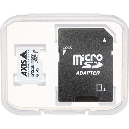 Axis Communications Tarjeta microSDXC para vigilancia 512GB UHS-I V30 con adaptador SD