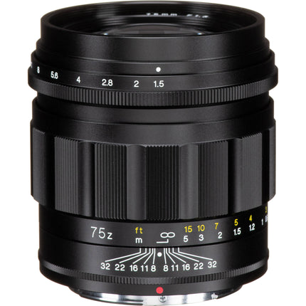 Voigtlander Nokton Objetivo Manual 75mm f1.5 Asférico Nikon Z Full-Frame
