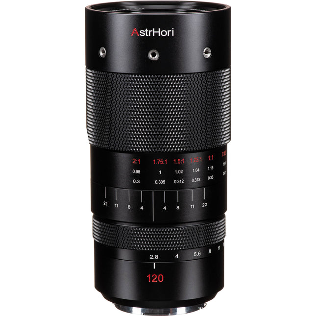 AstrHori 120mm f2.8 2X Objetivo Macro Full Frame 13 Aspas Manual