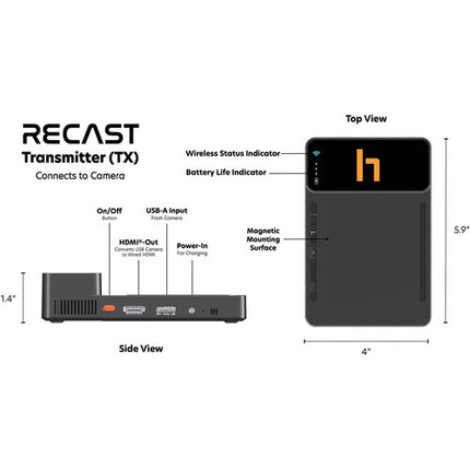 HoverCam Orbit Recast Adaptador Inalámbrico USB para Cámara Documental 4K60