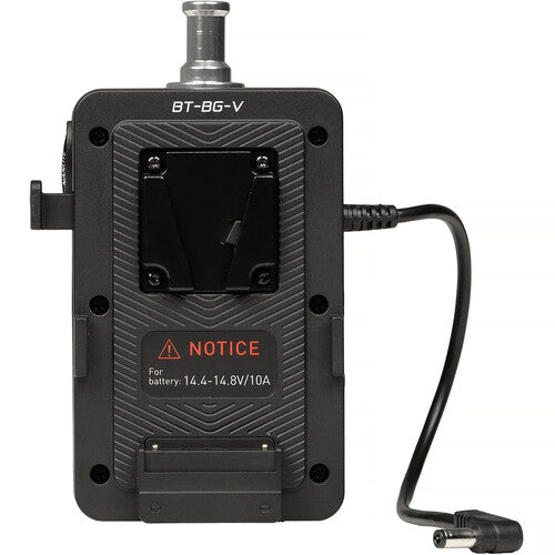 Nanlite V-Mount Battery Grip para Forza 60 II con agarre ergonómico y 100 minutos runtime