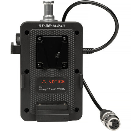 Nanlite V-Mount Battery Grip mango ergonómico para Forza 150B y FC-120B compatible con baterías de 14.8 y 26V