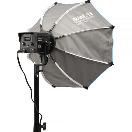 Nanlite Softbox Octogonal FM Mount 60 cm con Rejilla de Tela