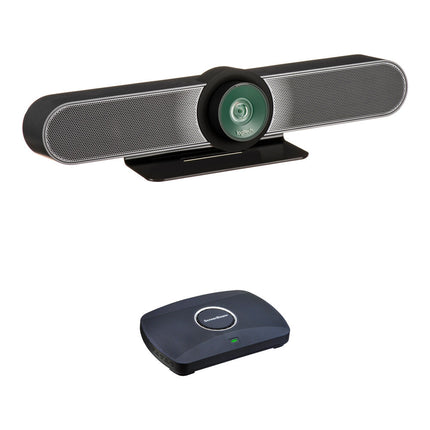 Logitech MeetUp 4K Cámara de Conferencias Kit con Sensor UHD 4K y Lente 5x Zoom