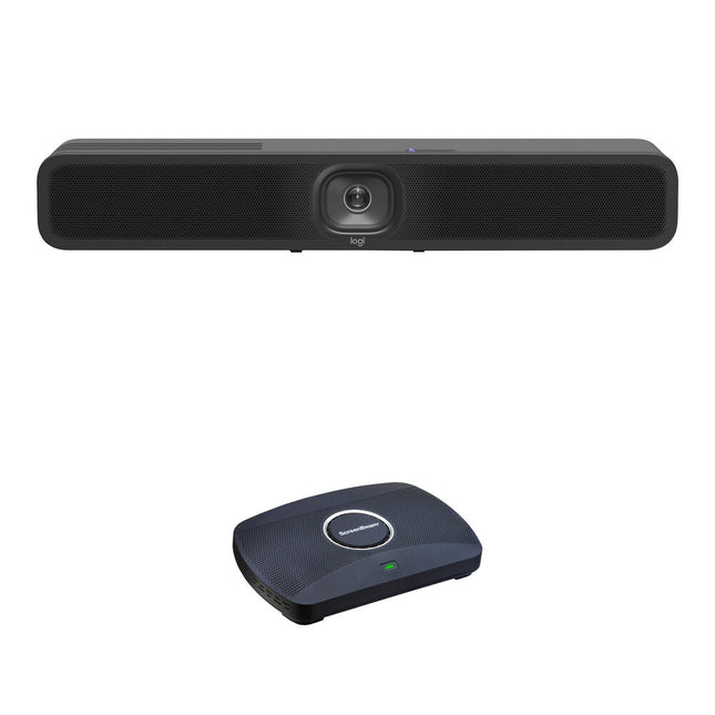 Logitech MeetUp 2 Kit de Conferencia Inalámbrico Cámara USB 1080p Zoom 4x Receptor 4K HDMI