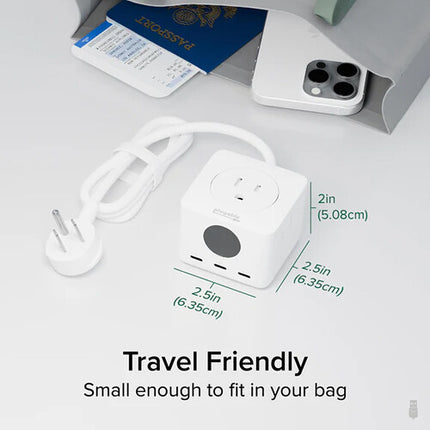 Plugable 67W Regleta USB-C con Medidor de Energía y 3 Puertos USB-C