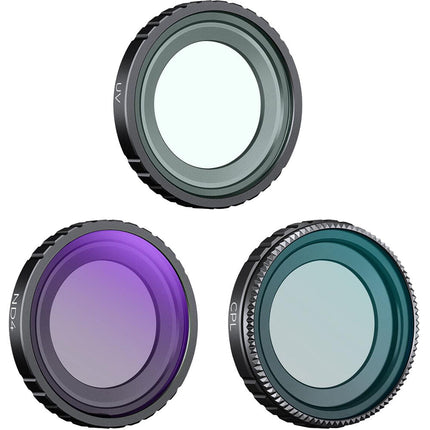 K&F Concept Filtro UV CPL ND para Insta360 GO3S con Recubrimiento Nano de 28 Capas y Marco de Aluminio