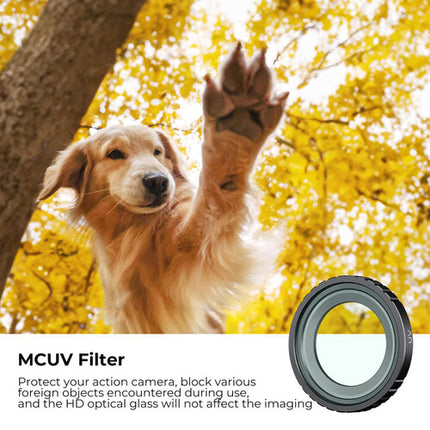 K&F Concept Filtro UV CPL ND para Insta360 GO3S con Recubrimiento Nano de 28 Capas y Marco de Aluminio