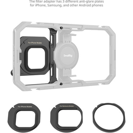 SmallRig Adaptador Magnético para Jaula Universal 67mm con Almohadillas Antirreflejo