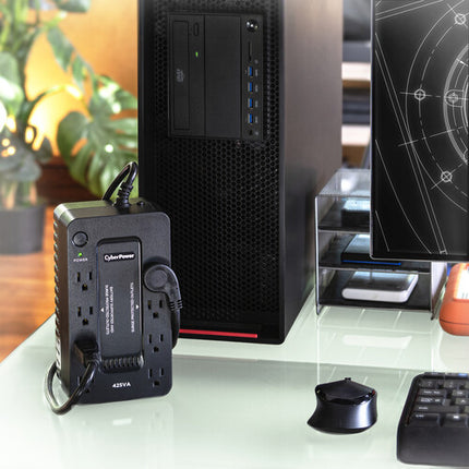 CyberPower ST425 SAI 425VA 260W 8 Tomas Protección contra Sobretensiones
