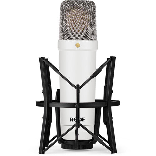 RODE NT1 Microphone Condensador de Diafragma Grande Blanco 1" True Condenser 142 dB SPL incluye SM6 Shockmount