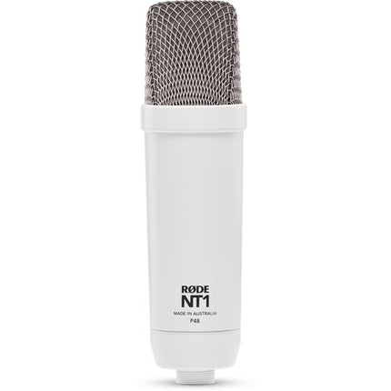RODE NT1 Microphone Condensador de Diafragma Grande Blanco 1" True Condenser 142 dB SPL incluye SM6 Shockmount
