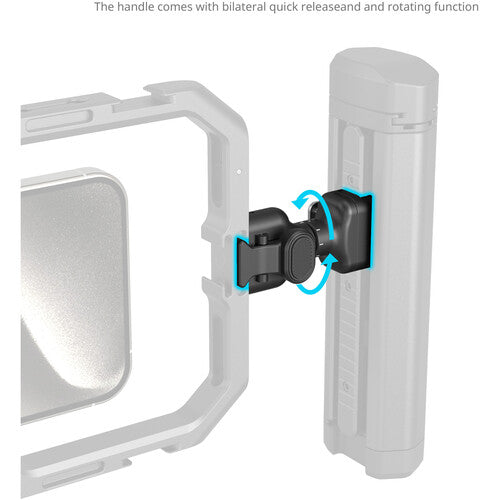 SmallRig Rotatable Bilateral Quick Release Mango Lateral con Montura Cold Shoe y Rotación Infinita