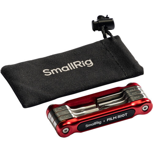 SmallRig x FILM RIOT Juego de Llaves Plegables 7 en 1 Rojo Ligero