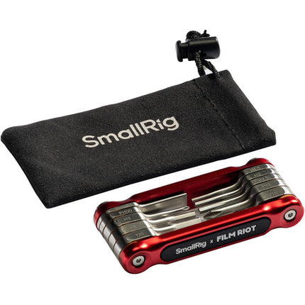 SmallRig x FILM RIOT Set de Llaves Plegables 10 en 1 Rojo con Estuche