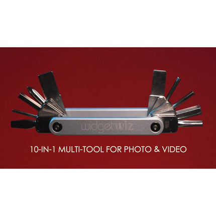 Vello WidgetWiz Multi-Herramienta 10 en 1 Acero Inoxidable con Estuche