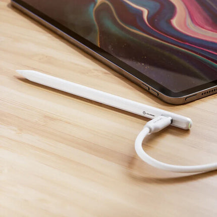 ALOGIC Stylus para iPad con Carga Inalámbrica y Botón Físico Amarillo