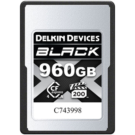 Delkin Devices Tarjeta de Memoria CFexpress Tipo A 960GB PCIe 1830MB/s Estuche