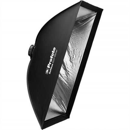Profoto Rectangular Softbox 3x4 pies Interior Plateado Difusor 1 Parada Bolsa Transporte