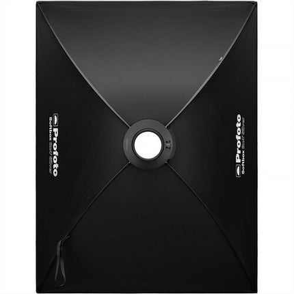 Profoto Rectangular Softbox 3x4 pies Interior Plateado Difusor 1 Parada Bolsa Transporte